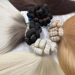 Precio al por mayor 100% Extensiones de cabello de trama de Color Humano vietnamita Sin enredos Muy sedoso disponible en stock - Product Image 1
