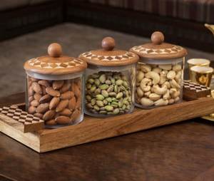 Boîte de rangement pour épices en bambou éco-responsable – Taille et logo personnalisés – Organisateur de cuisine grande capacité – Fabricant - Product Image 2