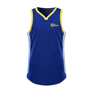 Maillot de basketball personnalisé en gros avec logo, léger, imprimé par sublimation, équipement d'entraînement athlétique - Product Image 1
