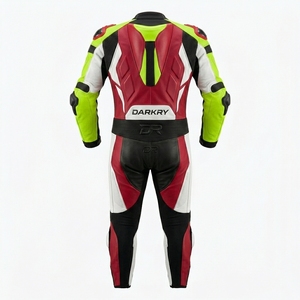 Traje de Cuero para Motociclismo Personalizado OEM, Equipo de Pista para Hombre y Mujer, Secado Rápido, Protección con Armadura, Venta al Por Mayor - Product Image 2