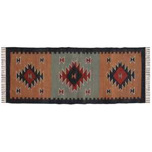 Alfombra Antideslizante de Yute y Lana, Tejido Plano, para Sala de Estar, Dormitorio y Estudio - Product Image 4