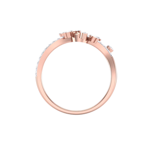 Anillo de Diseño en Espiral Color Oro Rosa, Motivo Solar, Ajustable, Joyería de Moda Elegante, Anillo de Aniversario para Ella - Product Image 4