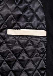 Chaqueta Bomber Formal de Invierno para Hombre, con Revestimiento, Bordado de Toalla con Parches, Diseño Personalizado, Chenilla, Resistente al Viento - Product Image 5