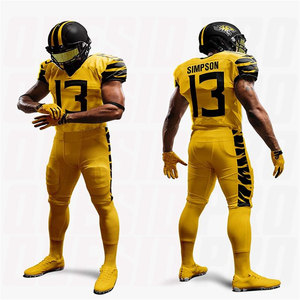 Uniformes de football américain de qualité supérieure pour les jeunes, conçus pour l'entraînement, avec des uniformes de football américain cousus de haute qualité - Product Image 1