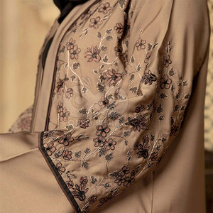 Elegante Abaya Negra Lisa para Mujer, Vestido Largo para Damas Musulmanas, Estilo Dubái, Ropa Islámica Modesta, Tela Suave Nida, Venta al Por Mayor - Product Image 5