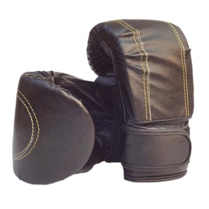 Gants de boxe en cuir véritable avec logo personnalisé, haute qualité pour les arts martiaux, unisexe, toutes tailles et couleurs, MALUNET ENTERPRIRES - Product Image 1