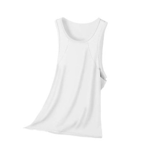Camiseta Deportiva Azul sin Mangas con Cuello Redondo para Hombre, Chaleco de Punto de Secado Rápido, Color Sólido, Ropa Deportiva para Gimnasio y Entrenamiento - Product Image 4