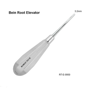 Élévateur manuel ergonomique pour racines dentaires 3,2 mm en acier inoxydable certifié CE par Roboz Tech Pakistan - Product Image 1