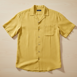 เสื้อเชิ้ตแขนสั้นสไตล์ลำลอง คอปกพับได้ สำหรับฤดูร้อน ผู้ชาย น้ำหนักเบา สวมใส่สบาย ขายส่ง - Product Image 3