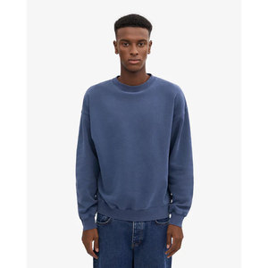 Ultra-Soft Terry Knit Men Elite Quality Pigment-Wash <b>Jumper</b> Sweatshirt Heavyweight Men Comfort Crew Sweatshirt - Product Image 6