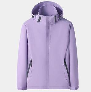 Veste coupe-vent imperméable unisexe avec logo personnalisé, veste de randonnée softshell coupe-vent, OEM ODM - Product Image 1