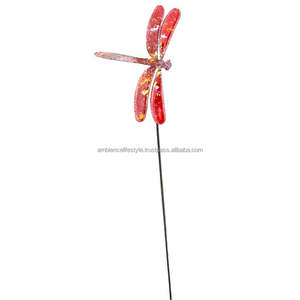 Piquets de jardin décoratifs en métal pour l'aménagement paysager, supports de plantes en fer antirouille, poteaux de jardin robustes, accents décoratifs de jardin - Product Image 6