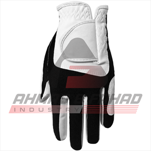 Guantes de Golf Unisex de Cuero Genuino de Alta Calidad para Hombre, Correa de Muñeca Ajustable con Cierre de Gancho y Bucle, Servicio OEM con Logotipo Personalizado - Product Image 1