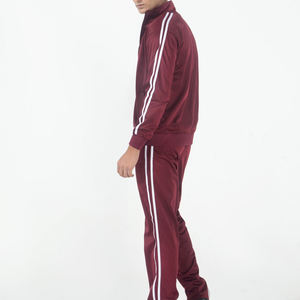 Conjunto deportivo informal de poliéster y nailon para gimnasio, fitness, entrenamiento y jogging para hombre, conjunto de dos piezas, chándal sólido para hombre - Product Image 4