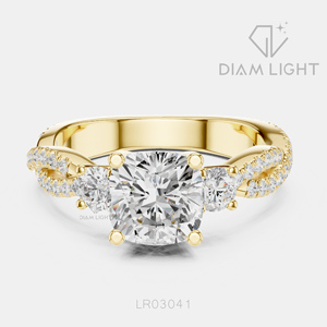 1.78CT <b>Cushion</b> Cut Fine Jewelry IGI Certified 14KT <b>White</b> Gold Wedding Ring Lab Grown Diamond Engagement Wedding Anniversary Gift - Product Image 5