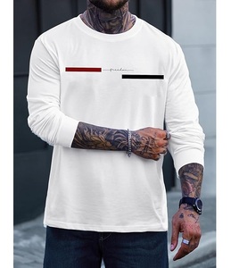 Wholesale Price OEM Service Casual Long Sleeve Neck Shoulder Slope Printed Comfortable Men's Cotton Sweatshirt From Bangladesh - Product Image 3