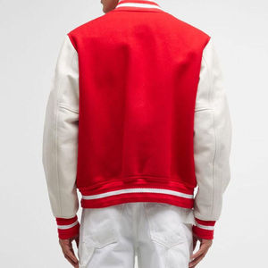 Custom Baseball Letterman Varsity <b>Jacket</b> with Custom Logo Wool Chenille Embroidery Patchwork Cartoon Design Hooded <b>Winter</b> Unisex - Product Image 2