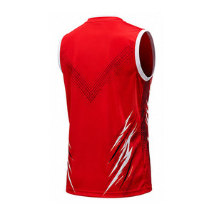 Maillot de volley-ball sans manches personnalisé avec tissu doux, séchage rapide et coupe flexible pour l'entraînement et les matchs d'équipe - Product Image 5