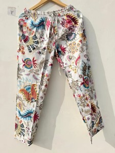 Cotton PJ Nightwear Women Handmade Night <b>Suit</b> Two Piece Set Cotton Sleepwear Gift - Product Image 3