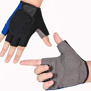 Gants de cyclisme respirants mi-doigts en gel pour hommes et femmes, vente en gros, pour la course à vélo et le sport - Product Image 1