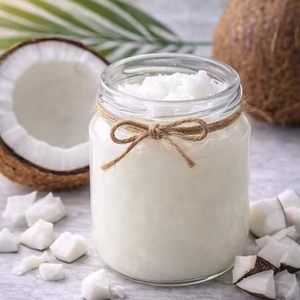 Aceite de Coco Virgen Extra, Aceite Portador Natural, Aceite Hidratante Puro para el Cuidado de la Piel, Cabello y Rostro, Antienvejecimiento, Ilumina la Piel, Suministro a Granel - Product Image 1