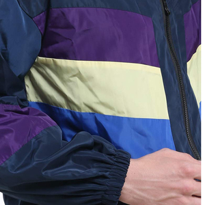 Sustainable Lightweight Printed Track Suit Breathable Nylon Zip Windbreaker Jacket Shorts Crinkle 2-Piece Streetwear Running Set - Product Image 6