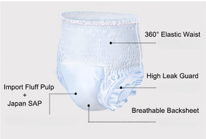 Pantaloni per pannolini per adulti usa e getta produttori all'ingrosso giappone Super assorbenza per adulti pantaloni per pannolini - Product Image 3