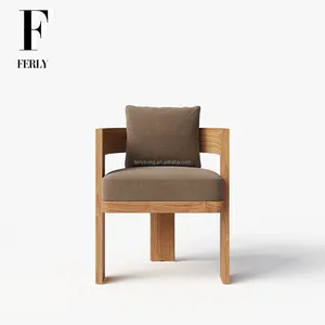 Ferly nouveauté ensemble de meubles de jardin design classique et moderne chaise longue extérieure en teck pour terrasse
