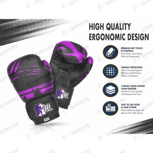 Guantes de Boxeo Cómodos y Duraderos, Multicolores, Personalizados, de Cuero, Profesionales para Entrenamiento y Combate - Product Image 5
