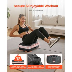 Pedana Vibrante per Esercizi Total Body per Palestra Domestica, Costruzione in Acciaio e ABS, Punti di Agopressione e Drenaggio Linfatico, Perdita di Peso - Product Image 5