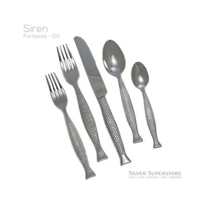 Juego de Cubiertos de Acero Inoxidable Plateado para Banquetes y Bodas, con Diseño de Doble Nudo en el Mango, para Restaurante y Cocina - Product Image 4