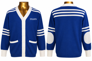 Hot Selling High-quality V-neck <b>Sweaters</b> for Sorority Fraternity Schools Colleges Universities Logos Knitted <b>Cardigans</b> - Product Image 2