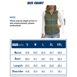 Chaleco de Plumón de Ganso sin Mangas, Elegante, a la Moda, para Invierno, Personalizable en Talla y Color, para Uso Casual, para Mujer - Product Image 5