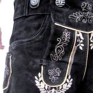 Pantalones Cortos de Lederhosen Duraderos para Hombre, Diseño Casual Sólido, Cierre con Botones, Tela Interior Suave y Ecológica, Ideales para Fiestas y Festivales - Product Image 3