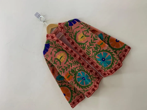 Handmade Vintage Boho Winter <b>Jacket</b> with Suzani Embroidery Unisex Outerwear Chic Ethnic <b>Velvet</b> Coat Breathable Design - Product Image 5