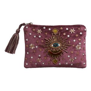 กระเป๋าใส่เหรียญลูกปัดลายวินเทจประณีตทำมือ งานฝีมือประณีตจากเม็ดลูกปัดพกพาสะดวก Craftera Exports - Product Image 4