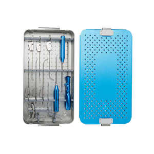 ชุดเครื่องมือซ่อมแซมหมอนรองกระดูกคุณภาพสูง DC-PK-0055 สำหรับการผ่าตัดผ่านกล้อง  ตะขอสแตนเลส  ชุดสกรูแบบมีรูขนาด 6.5 มม. - Product Image 1