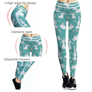Leggings pour femmes à taille mi-haute, longueur intégrale, unis, respirants, sans coutures, extensibles, tricotés, décontractés, sportifs, toutes saisons - Product Image 5