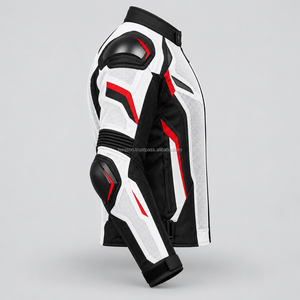 Chaqueta de motociclista de malla premium con paneles transpirables, ligera, cómoda y de diseño deportivo para motociclistas. - Product Image 3