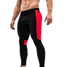 <b>Men</b> <b>Compression</b> Leggings Full Length Elastic Waist Base Layer Pants <b>Men</b> Spandex Polyester Workout Pants <b>Men</b> Gym Fitness <b>Tights</b> - Product Image 3