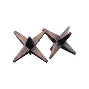 Luxury Gold Metal Ginkgo Leaf Sculpture Fan Foliage Branch Figurine Modern Tabletop Centerpiece Rectangular <b>Block</b> Base Stand - Product Image 3