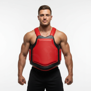 Protector de Pecho para Boxeo de Marca Privada, Equipo de Entrenamiento de Artes Marciales, Taekwondo, Karate, Protección Completa para el Pecho - Product Image 3
