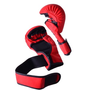 ถุงมือฝึกซ้อม MMA หนังแท้ระดับมืออาชีพ พร้อมที่รัดข้อมือ ป้องกันน้ำได้ - Product Image 2