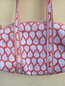 Wholesale Lightweight Quilted Bohemian Style Solid Color Tote Bag Large Capacity Cotton Shoulder Handbag Women All Seasons Open - Product Image 5