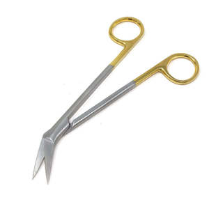 Tijeras Quirúrgicas Manuales Locklin de Acero Inoxidable Alemán con Recubrimiento Dorado para Cirugía Plástica de Grip Surgical - Product Image 5