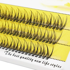 60 bouquets de cils individuels en forme de queue de poisson, doux et légers, réutilisables - Parfaits <span class=keywords><strong>pour</strong></span> le <span class=keywords><strong>maquillage</strong></span> quotidien - Product Image 1