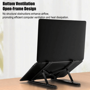 Supporto per Monitor in Legno Regolabile in Altezza per Desktop, Laptop e Televisori - Portatile, Pieghevole e Resistente - Product Image 3