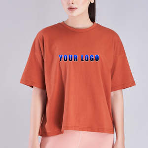 T-shirt décontracté pour femme, coupe ajustée, en polyester/coton doux, de haute qualité, respirant, idéal pour l'été, fabrication OEM, impression personnalisée - Product Image 6