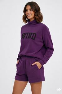 Ensemble col montant et short personnalisé pour femme – Tissu de haute qualité, écologique, respirant, séchage rapide – Style streetwear hiver - Product Image 3