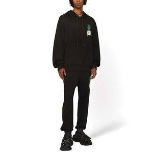 Conjunto Deportivo Personalizado para Hombre de Dos Piezas en Nailon y Poliéster, Estilo Urbano, Bordado, Color Sólido en Contraste - Product Image 1